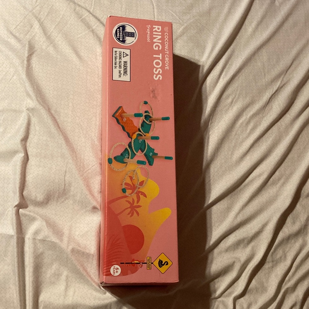 Colorful Ring Toss Game for Kids